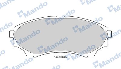 MBF015234 MANDO Комплект тормозных колодок, дисковый тормоз