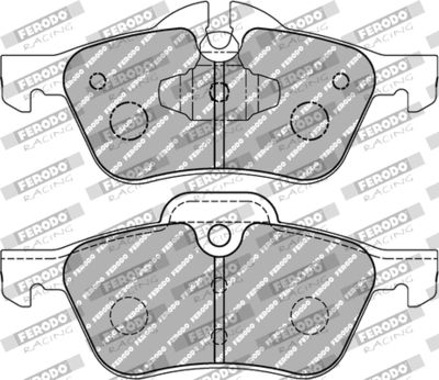 FCP1499H FERODO RACING Комплект тормозных колодок, дисковый тормоз