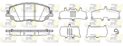 2178710 ROADHOUSE Комплект тормозных колодок, дисковый тормоз