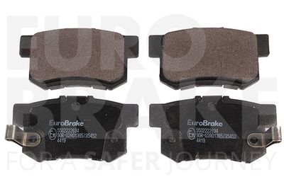 5502222634 EUROBRAKE Комплект тормозных колодок, дисковый тормоз