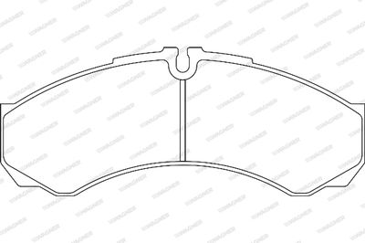 WBP29121B WAGNER Комплект тормозных колодок, дисковый тормоз