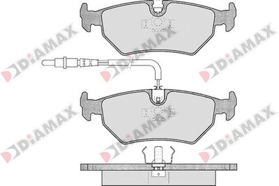 N09079 DIAMAX Комплект тормозных колодок, дисковый тормоз