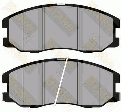 PA1733 Brake ENGINEERING Комплект тормозных колодок, дисковый тормоз