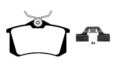 RA03480K1 RAICAM Комплект тормозных колодок, дисковый тормоз