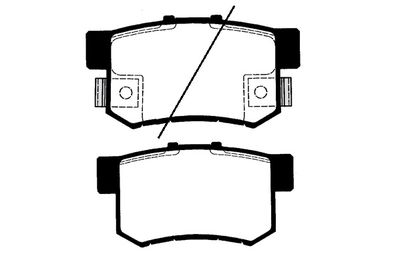 RA04600 RAICAM Комплект тормозных колодок, дисковый тормоз