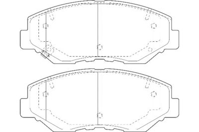 2135190 Omnicraft Комплект тормозных колодок, дисковый тормоз