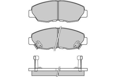120482 E.T.F. Комплект тормозных колодок, дисковый тормоз