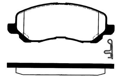 RA05940 RAICAM Комплект тормозных колодок, дисковый тормоз