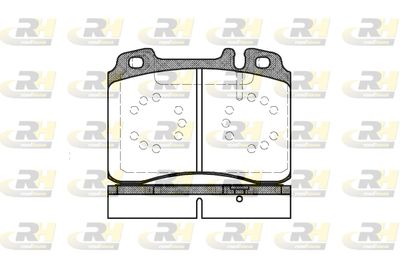 237920 ROADHOUSE Комплект тормозных колодок, дисковый тормоз