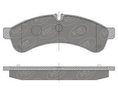 SP463PR SCT - MANNOL Комплект тормозных колодок, дисковый тормоз