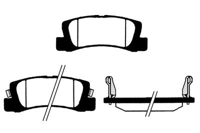 RA05700 RAICAM Комплект тормозных колодок, дисковый тормоз