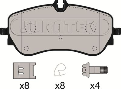 JCP8206 JURATEK Комплект тормозных колодок, дисковый тормоз