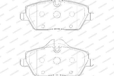 WBP23915A WAGNER Комплект тормозных колодок, дисковый тормоз