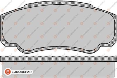 1617281780 EUROREPAR Комплект тормозных колодок, дисковый тормоз