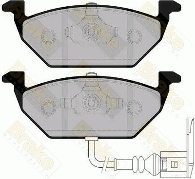 PA1289 Brake ENGINEERING Комплект тормозных колодок, дисковый тормоз