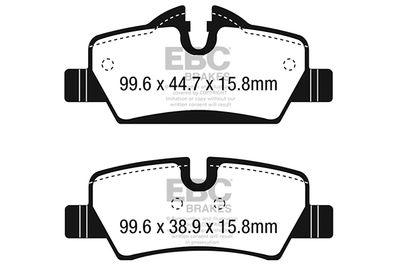 DP42228R EBC Brakes Комплект тормозных колодок, дисковый тормоз