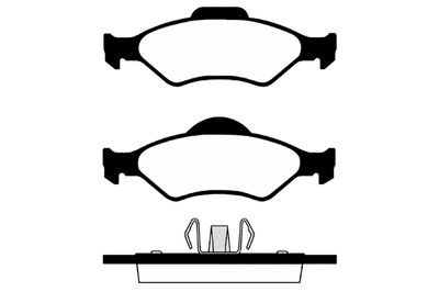 RA07070 RAICAM Комплект тормозных колодок, дисковый тормоз