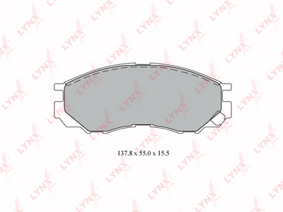 BD5520 LYNXauto Комплект тормозных колодок, дисковый тормоз