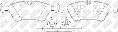 PN0500W NiBK Комплект тормозных колодок, дисковый тормоз