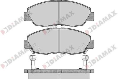 N09723 DIAMAX Комплект тормозных колодок, дисковый тормоз