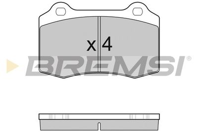 BP3155 BREMSI Комплект тормозных колодок, дисковый тормоз