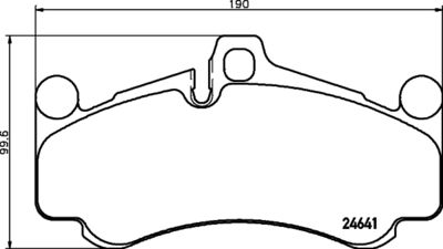 P65034 BREMBO Комплект тормозных колодок, дисковый тормоз