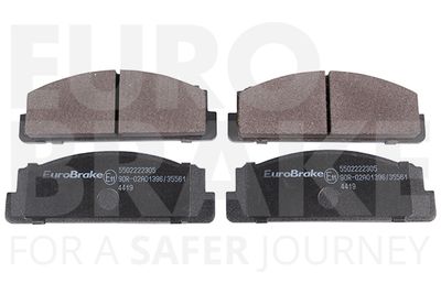 5502222305 EUROBRAKE Комплект тормозных колодок, дисковый тормоз