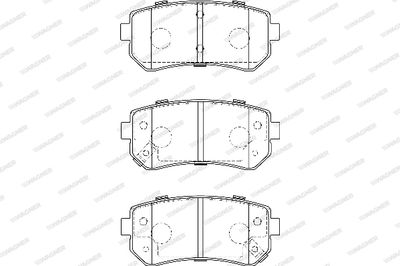 WBP24320A WAGNER Комплект тормозных колодок, дисковый тормоз