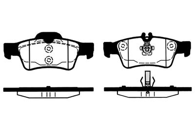 RA08221 RAICAM Комплект тормозных колодок, дисковый тормоз