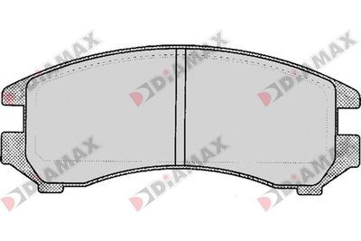 N09189 DIAMAX Комплект тормозных колодок, дисковый тормоз