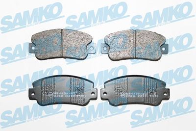 5SP021 SAMKO Комплект тормозных колодок, дисковый тормоз