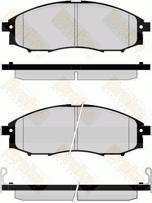 PA1590 Brake ENGINEERING Комплект тормозных колодок, дисковый тормоз