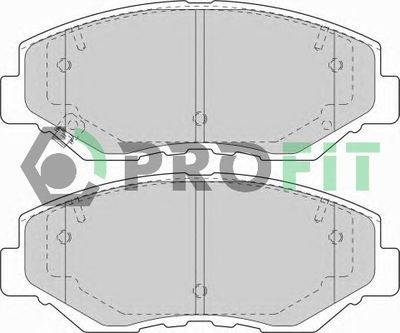 50001658 PROFIT Комплект тормозных колодок, дисковый тормоз