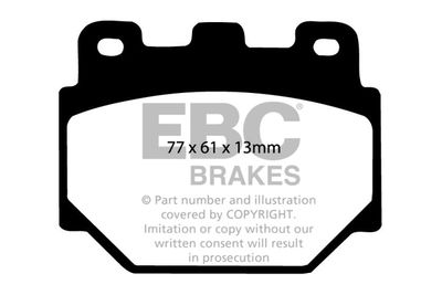 DP195 EBC Brakes Комплект тормозных колодок, дисковый тормоз