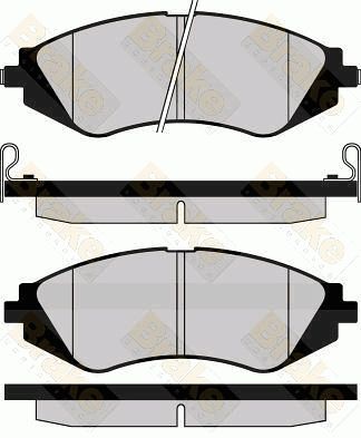 PA1146 Brake ENGINEERING Комплект тормозных колодок, дисковый тормоз