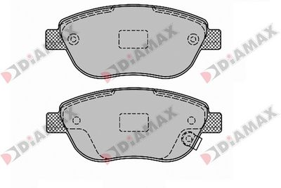 N09415 DIAMAX Комплект тормозных колодок, дисковый тормоз