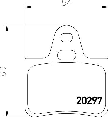 MDB1077 MINTEX Комплект тормозных колодок, дисковый тормоз