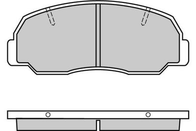 120297 E.T.F. Комплект тормозных колодок, дисковый тормоз