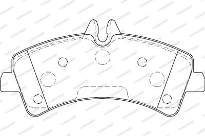 WBP29217A WAGNER Комплект тормозных колодок, дисковый тормоз