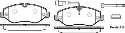 NB29192V02 NEW BLOX Комплект тормозных колодок, дисковый тормоз