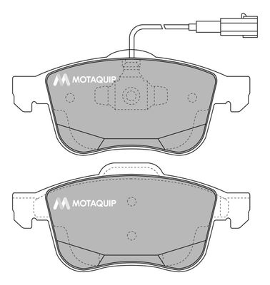 LVXL1693 MOTAQUIP Комплект тормозных колодок, дисковый тормоз