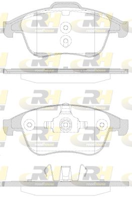 2135030 ROADHOUSE Комплект тормозных колодок, дисковый тормоз