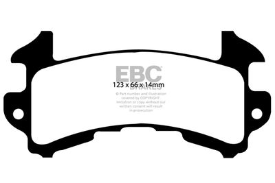 DP21146 EBC Brakes Комплект тормозных колодок, дисковый тормоз