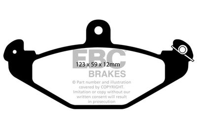 DP48852R EBC Brakes Комплект тормозных колодок, дисковый тормоз