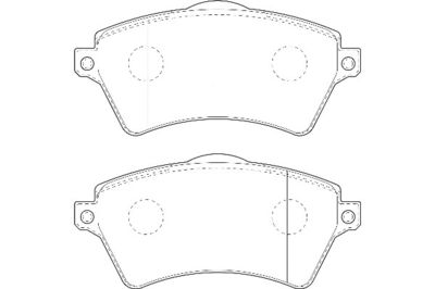 2135034 Omnicraft Комплект тормозных колодок, дисковый тормоз