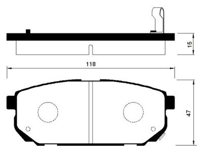 FBP4160 FI.BA Комплект тормозных колодок, дисковый тормоз