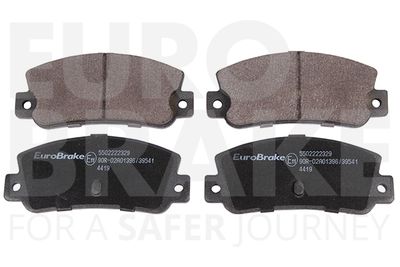 5502222329 EUROBRAKE Комплект тормозных колодок, дисковый тормоз