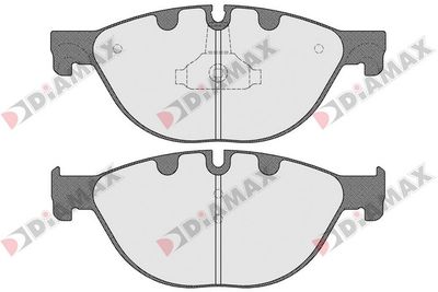 N09496 DIAMAX Комплект тормозных колодок, дисковый тормоз