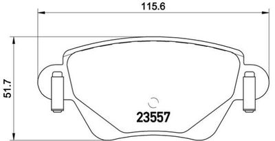 P68028 BREMBO Комплект тормозных колодок, дисковый тормоз