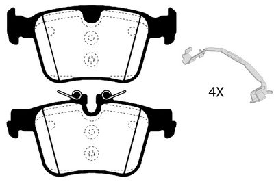 RA11290 RAICAM Комплект тормозных колодок, дисковый тормоз